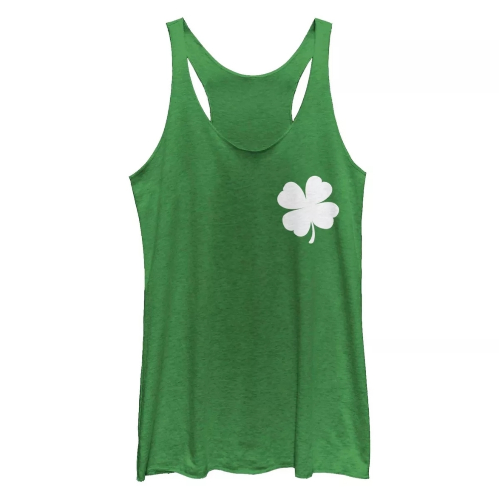 Zuni Green Clover Tank Sz XS
